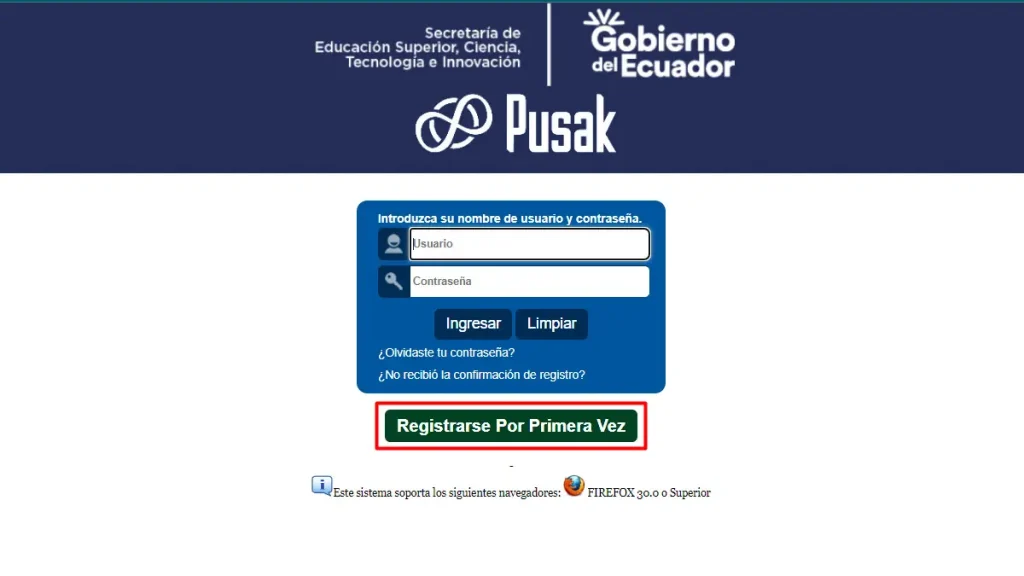 Registrarte para beca en ecuador